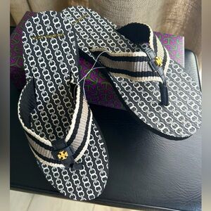 Tory Burch Gemini Link Flip Flops NWT